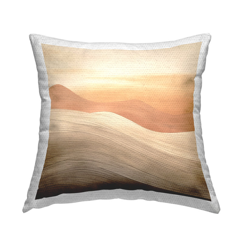 Coussin extérieur Ombre Desert Dunes