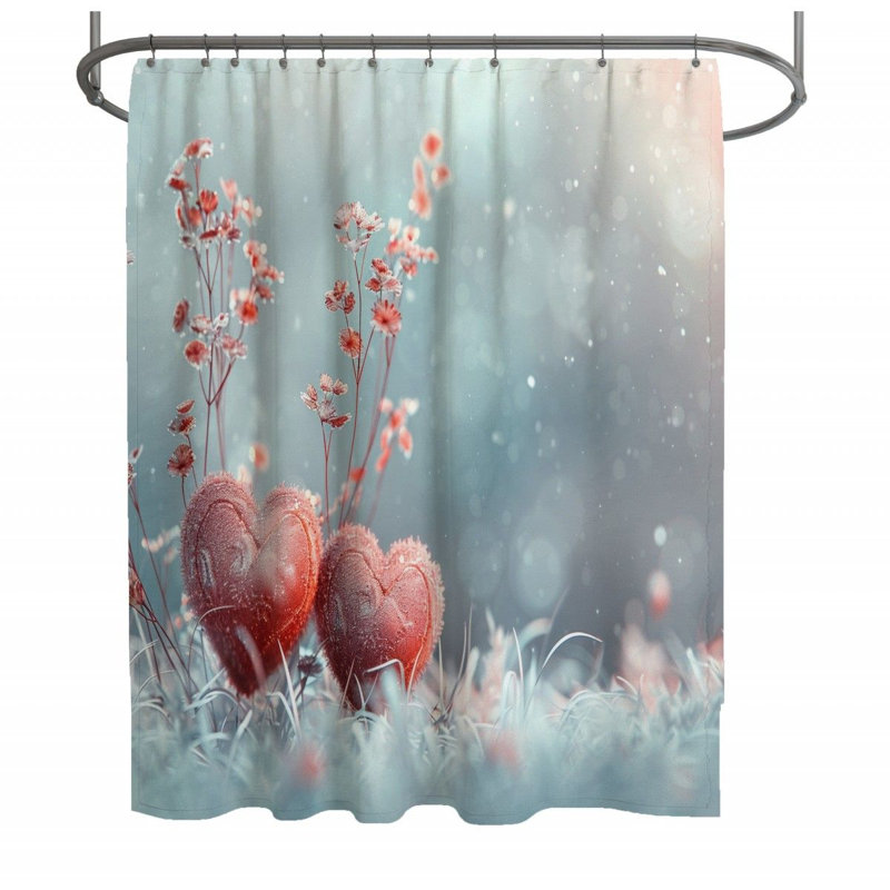 Tinkes Floral Shower Curtain, 93"H x 70"W