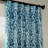 Claren Teal Seascape Swirls Printed Room Darkening Curtains for Living Room - Bedroom Single Panel-1353245773-1399302825