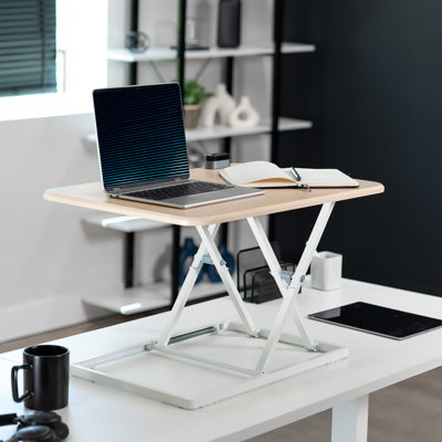 VIVO Ultra Slim Desktop Converter, Sit Stand Tabletop Monitor Riser by Vivo