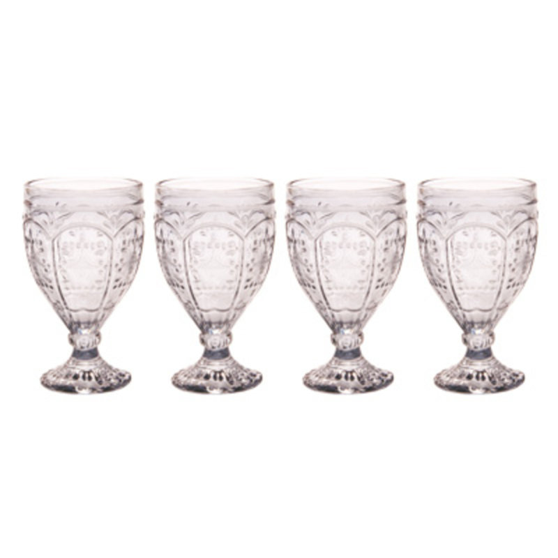 Fitz and Floyd Trestle 12 oz. Water Goblet, Clear