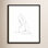Nude Contour Sketch No. 1 Print