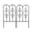 2.83 ft. H x ft. W Decorative Iron Garden Short Fencing