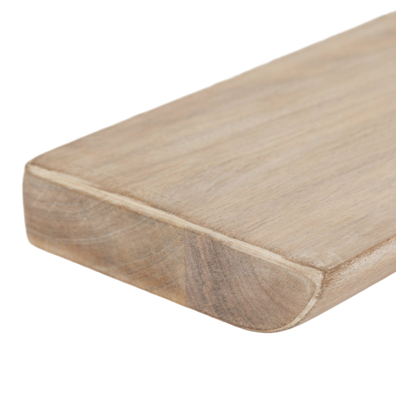 Burena Mango Wood Two-Piece Floating Shelf Set