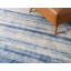 Tapis rayé bleu / beige Aldana-40279081
