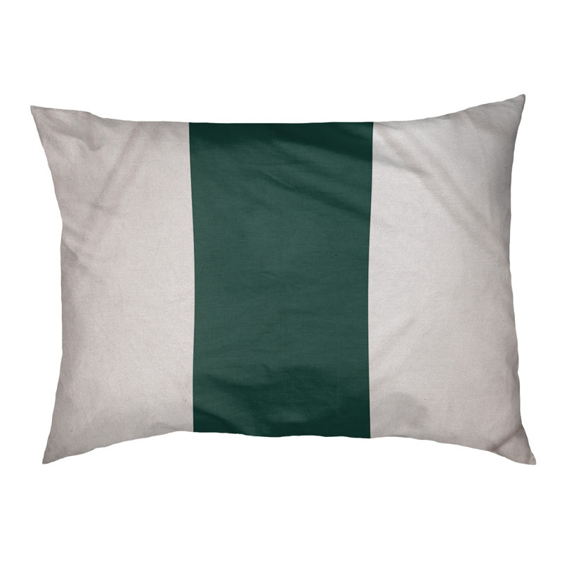 Coussin d'extérieur pour chien Florida Tribe, Moyen (l 28 po x P 18 po x H 6 po), White/Green/White