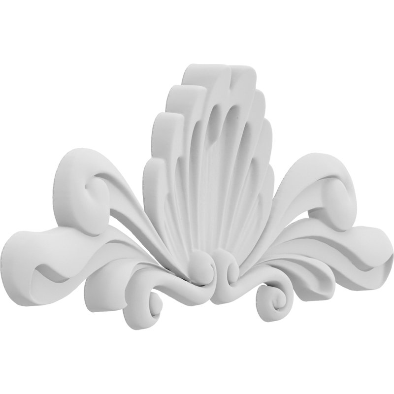 Rosette Sheffield, H 4,5 po x l 9 po x P 0,75 po