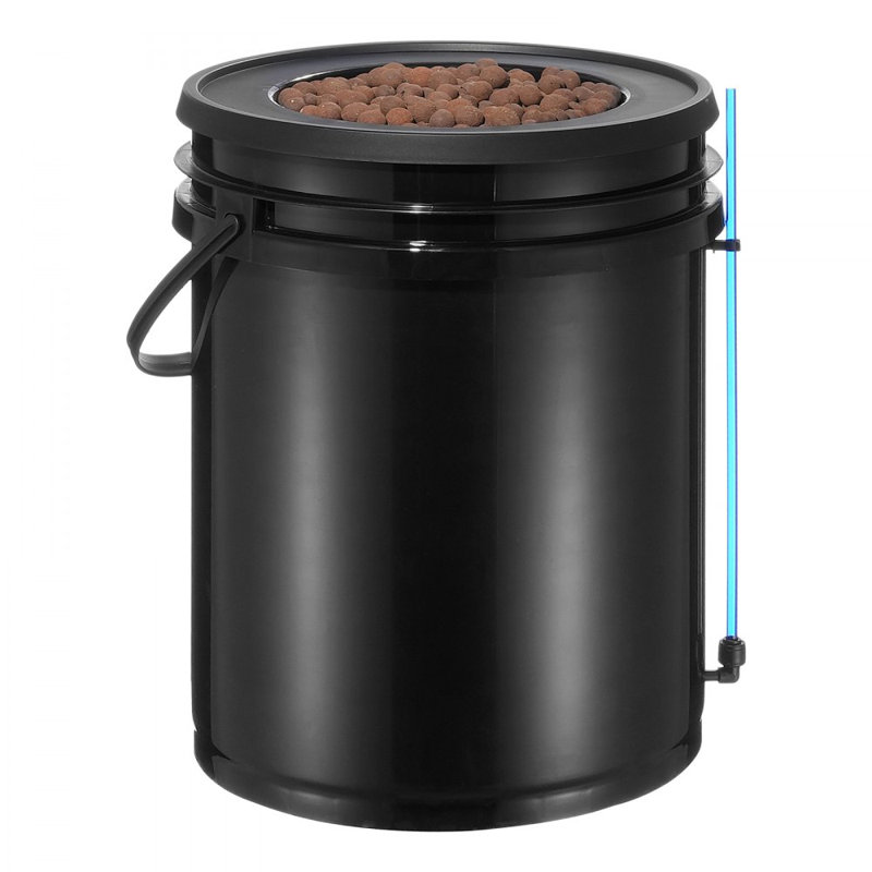 DWC Hydroponics Grow System Deep Water Culture with Top Drip 2 Buckets