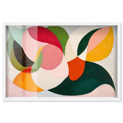Décoration murale Maximalist Color Fusion Shadowbox Print par Art Remedy