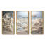 Abstrait Snowy Winter Mountains II - Paysage abstrait, art mural-536497770-536497760