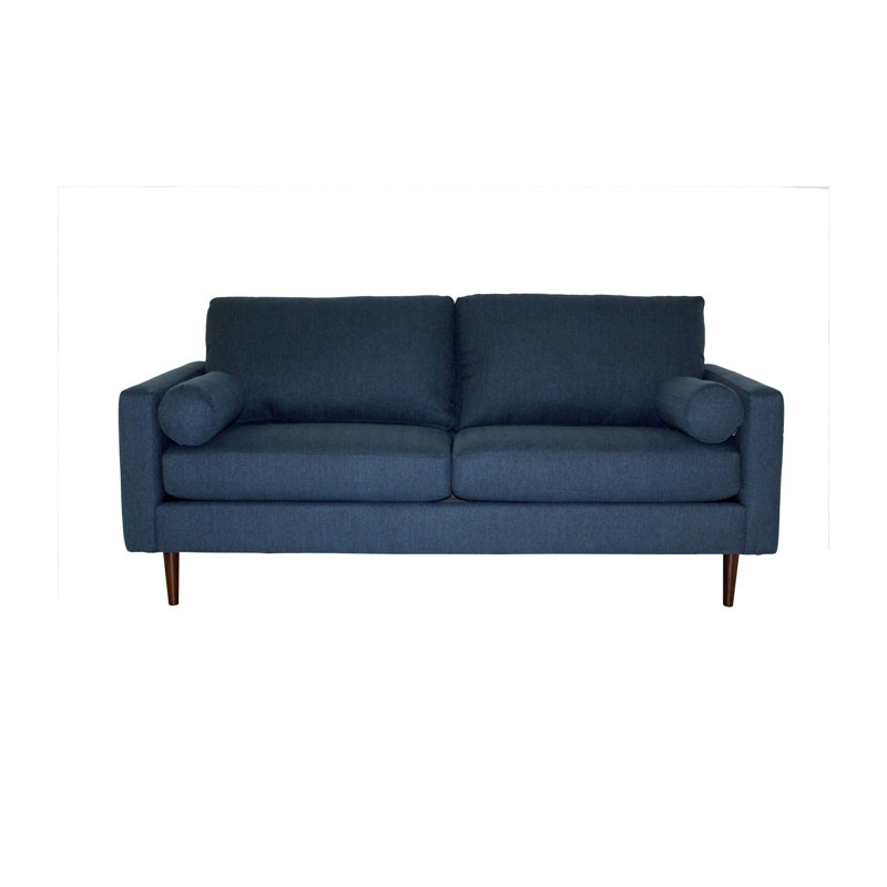 Canapé Arthur en tissu LiveSmart Evolve Performance, Mélange de polyester bleu