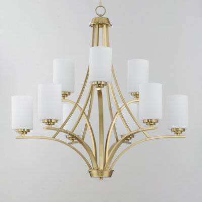Deven 9 - Light Dimmable Classic / Traditional Chandelier