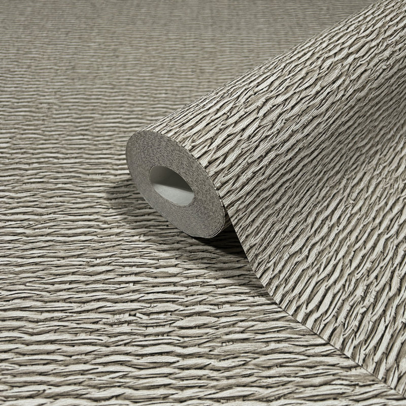 33cmm x 33cm Matte Wallpaper Roll, Light Grey