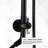 10" Rainfall & Handheld Showerhead Shower System With Matte Black Slide Mass Head And Bar