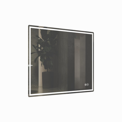 Jashayla Modern Frameless LED Light Bathroom Mirror Fog Free/Dimmable/Wall Mounted