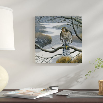 «Hawk in a Tree», impression sur toile