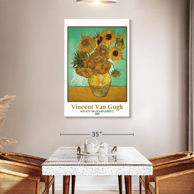 Vase avec douze tournesols II, affiche de l'exposition Van Gogh