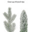 Guirlande de rampe artificielle 28 pouces avec 70 lumières blanches chaudes pré-éclairées et ornées