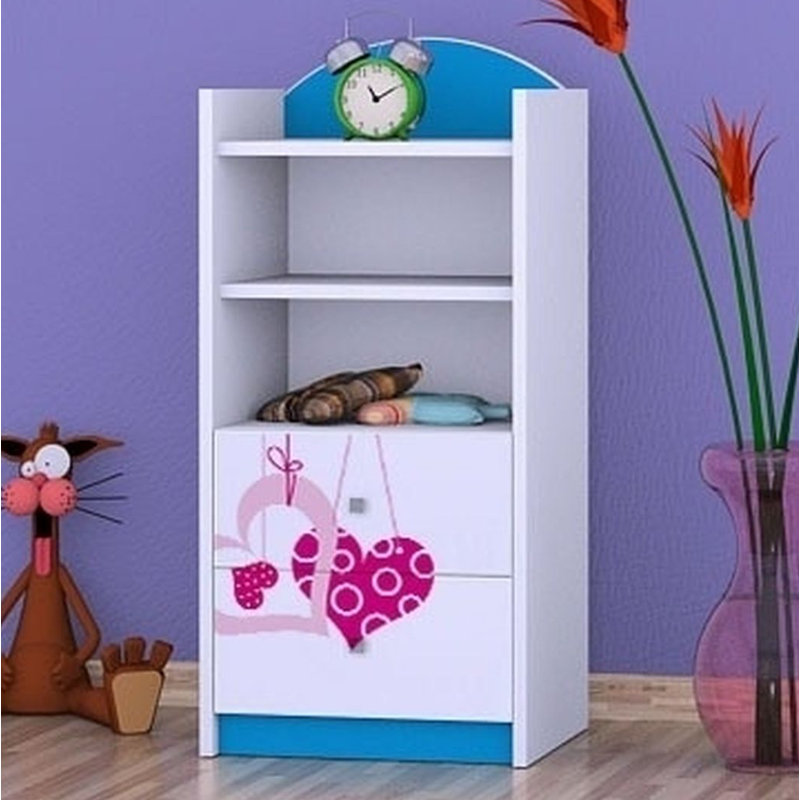 Joaquin 96cm H X 45cm W Kids Cube, Blue
