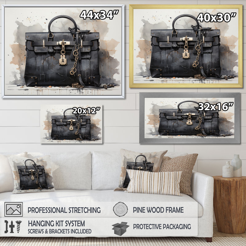 «Balenciaga Monicol IV IV», reproduction d'art sur toile, H 34 po x l 44 po x P 1,5 po, Encadrement doré