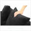 Canapé modulaire modulaire pour causeuse pour le salon, causeuse confortable avec 2 coussins et canapé convertible désossé pour les petits espaces
