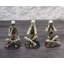 Ensemble de 3 squelettes «See Hear Speak Speak Evil Skeleton» en pose assise