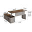 Modern Light Luxury L-Shaped Electric Height-Adjustable Executive Desk-2332040-2332041