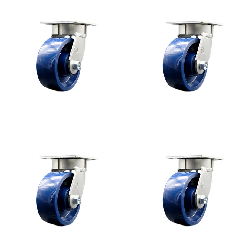 Swivel Top Plate Caster Set