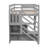 Loft Bed With Storage Staircase And Window-2002268128