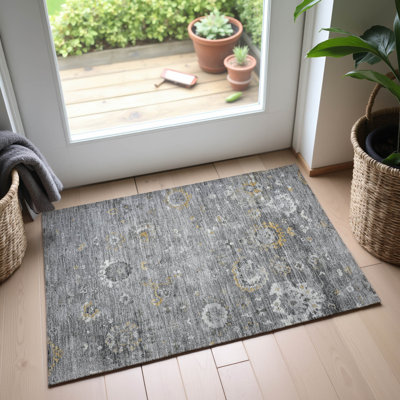 Premium Machine Washable Sykora AMF1371 Formal Rug