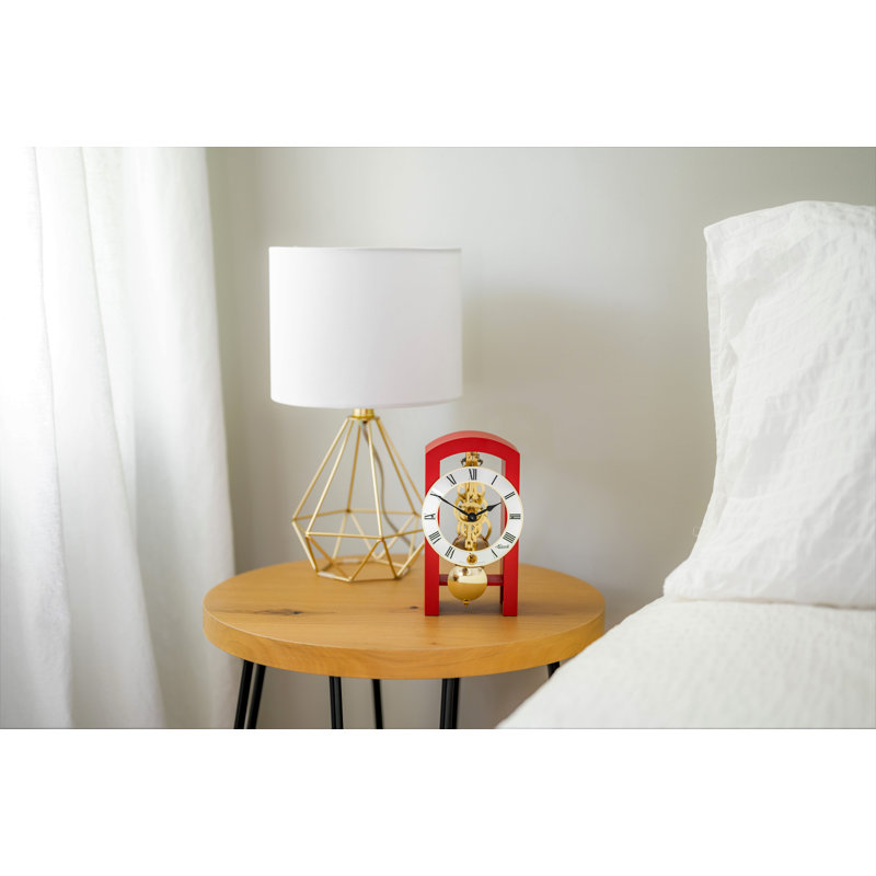 Patterson Mechanical Clock, Red