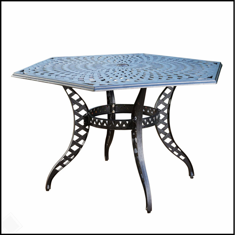CAYMAN ARCH II MESH HEX TABLE