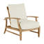 Chaise de patio en teck avec coussins Croquet-150190381-150190743-207674888