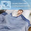 Couverture légère et rafraîchissante pour les dormeurs chauds, couverture confortable de luxe pour lit ou canapé, jeté réversible adapté pour le printemps et l'été-110493549-110493554