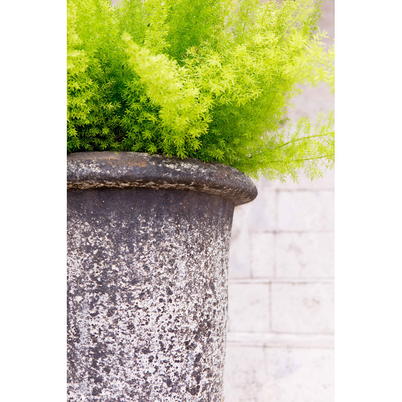 Urne de 43 cm de hauteur - Blanc Baltique, 25" H x 17" W x 17" D