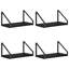 4 -Piece Steel Floating Shelf