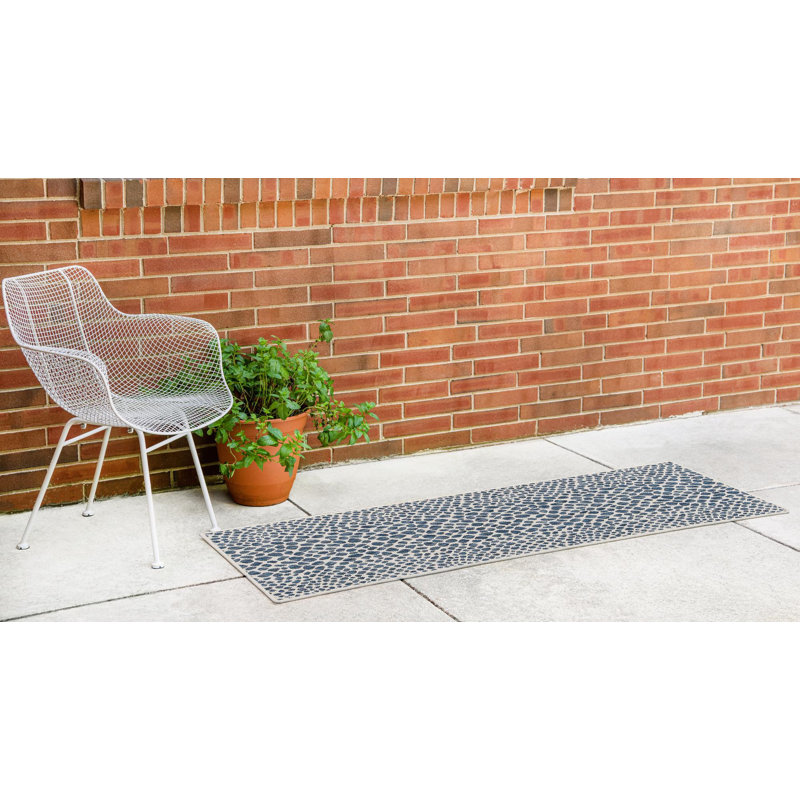 Jill Zarin Cape Town Outdoor Rug, Round 7'1"