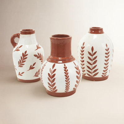  3 Piece Ceramic Table Vase Set