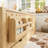 Playful Kids Twin/Full/Queen Bed with Built-in Bookshelf, Safety Stairs & Hidden Trundle for Space-Saving Fun-1904665752-1904665754