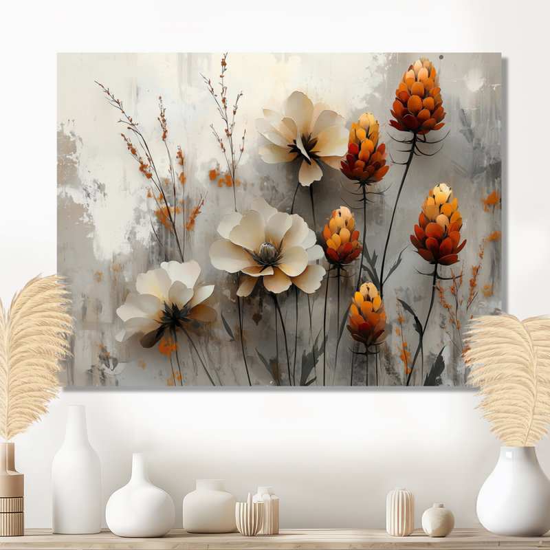 «The Winter Wild Thistle Bloom II», impressions sur toile Thistle, H 12 po x l 20 po, Toile tendue, Ne s’applique pas