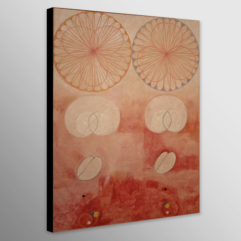 The Ten Largest No.9 Old Age by Hilma AF Klint - Wrapped Canvas Print, 81cm W x 117cm H x 4cm D