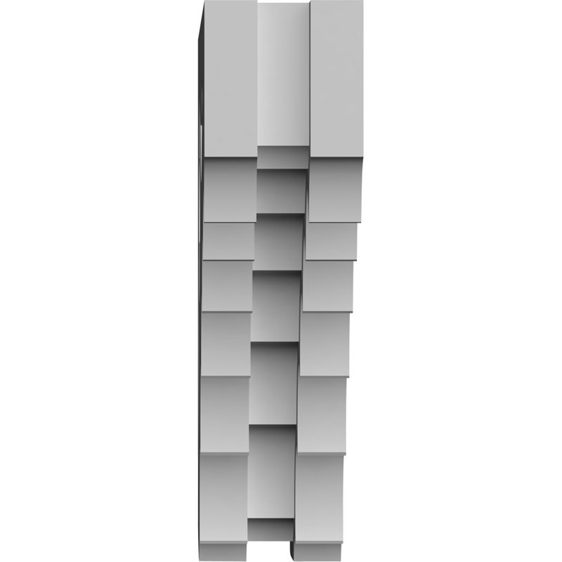 Corbeau en PVC de qualité architecturale Wellington, H 7 po x l 4,5 po x P 1,875 po