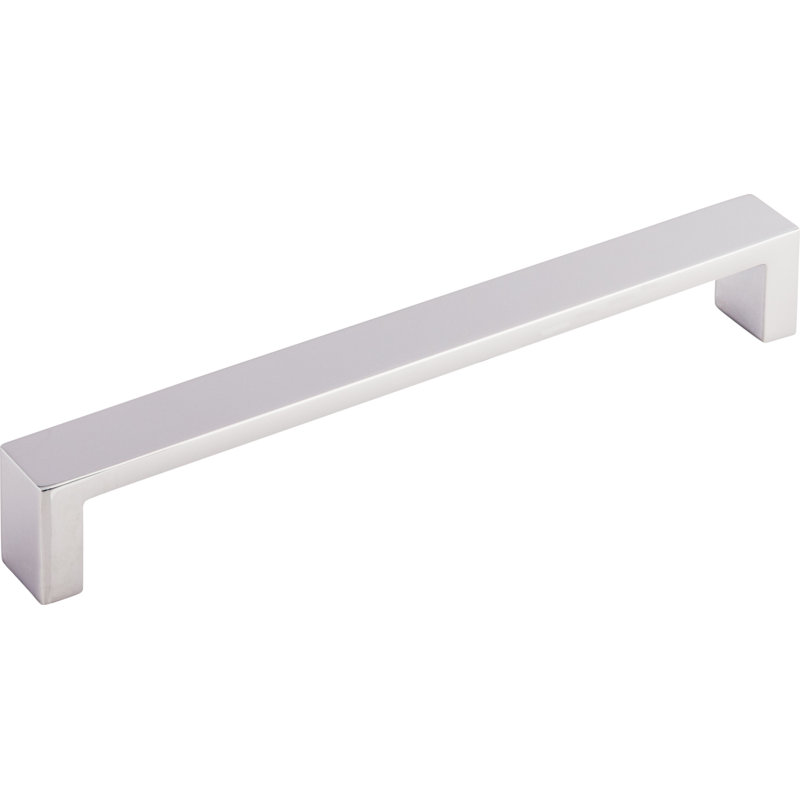 Modern Metro Bar Pull, Polished Chrome, 7" Center to Center