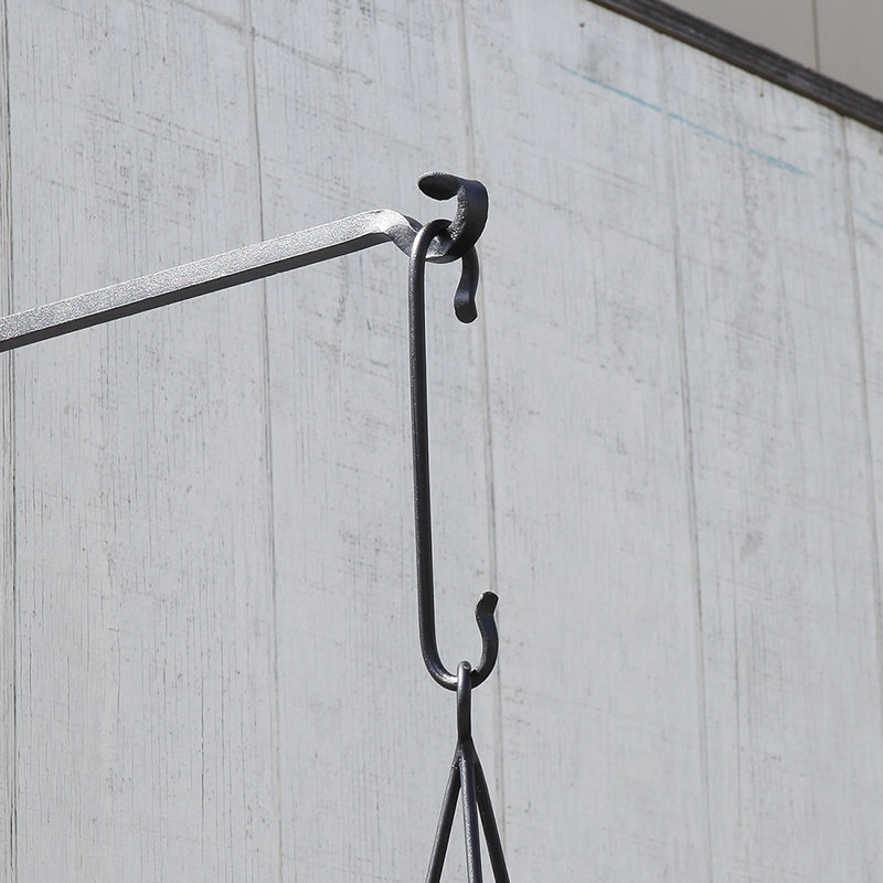 Black Metal 8-Inch Multi-Use S-Hook Set