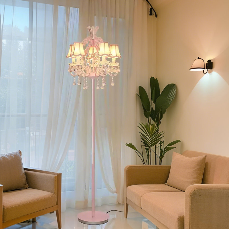Lampe sur pied de luxe rétro