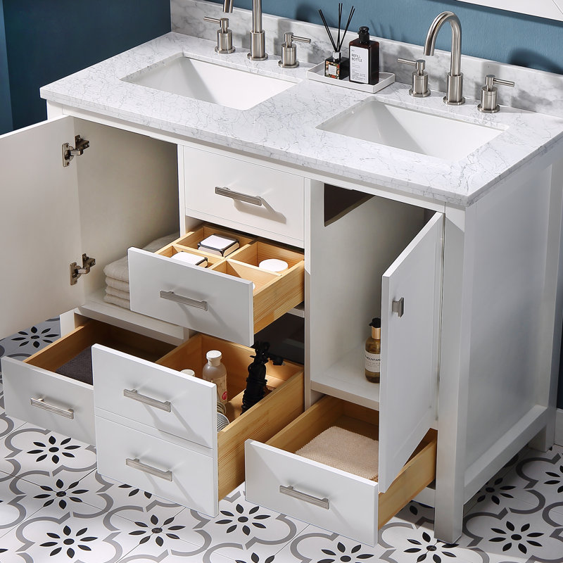 Ensemble de meuble-lavabo double 48 po Whitney