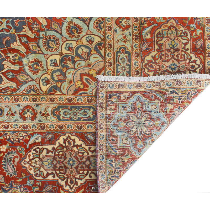 Khrystopher Distressed Jade Navy Rug