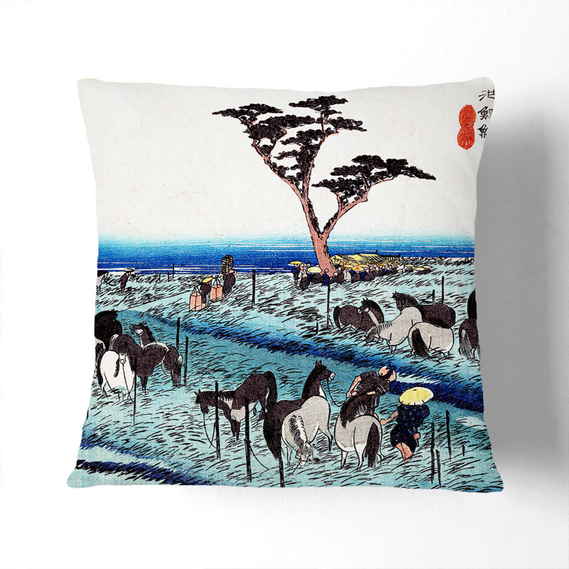 Square Throw Cushion, 55cm H x 55cm W x 20cm D