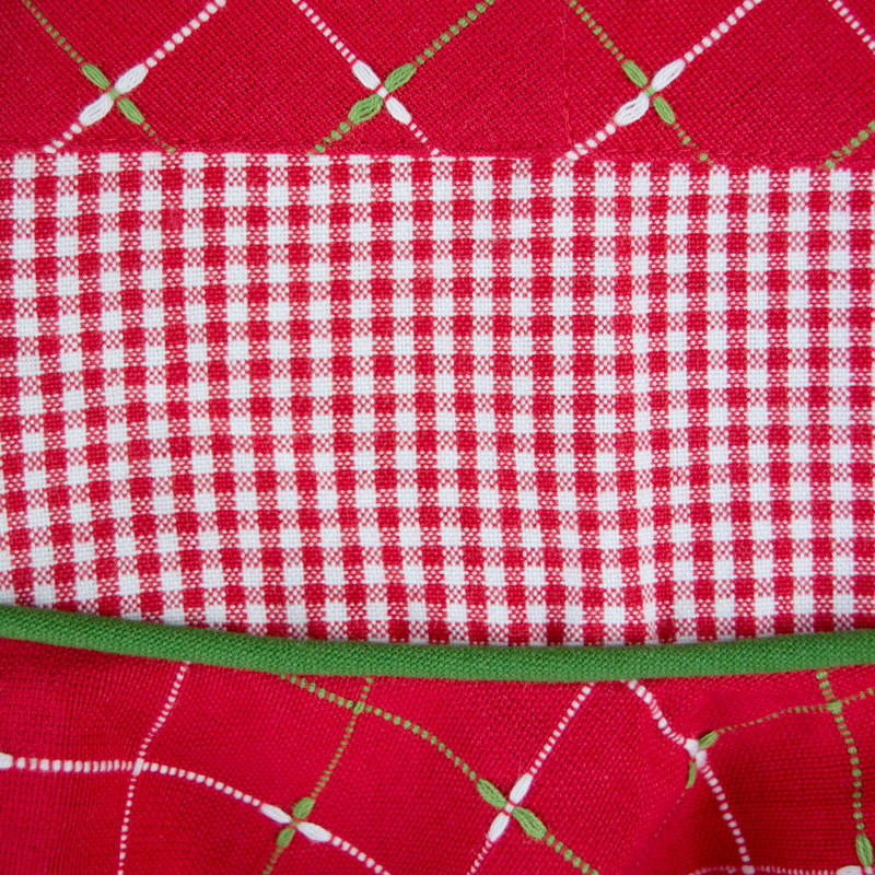 Christmas Plaid Bib Apron