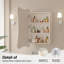 50mm W 76mm H Wall Mounted Optional Frameless Medicine Cabinet Mirror 2 Fixed